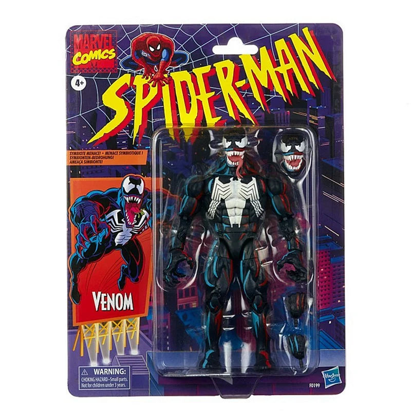 ML Legends Venom Action Figure Model Toy  Spider Man 6 Inch Sdcc Limited Edition Figures Packaging Box Collectible Gift