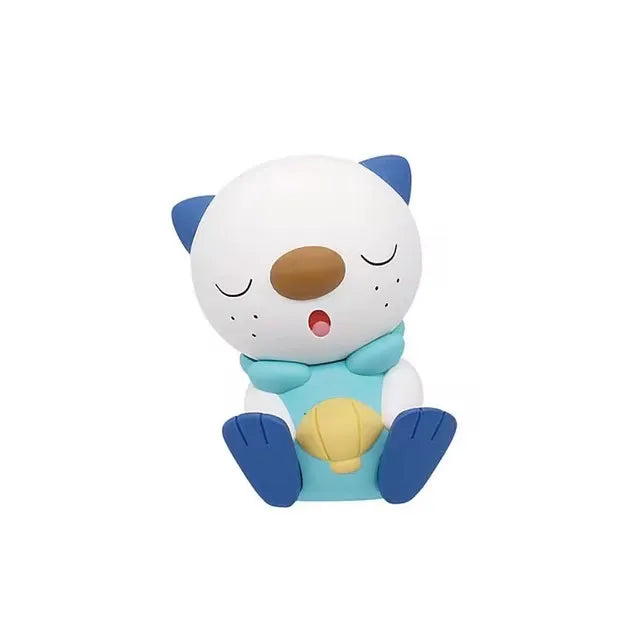 Takara Tomy Pokemon Fuecoco Pikachu Oshawott Mew Spheal Figure Shoulder To Shoulder Sleep 4 Gashapon Figurine Xmas Gift