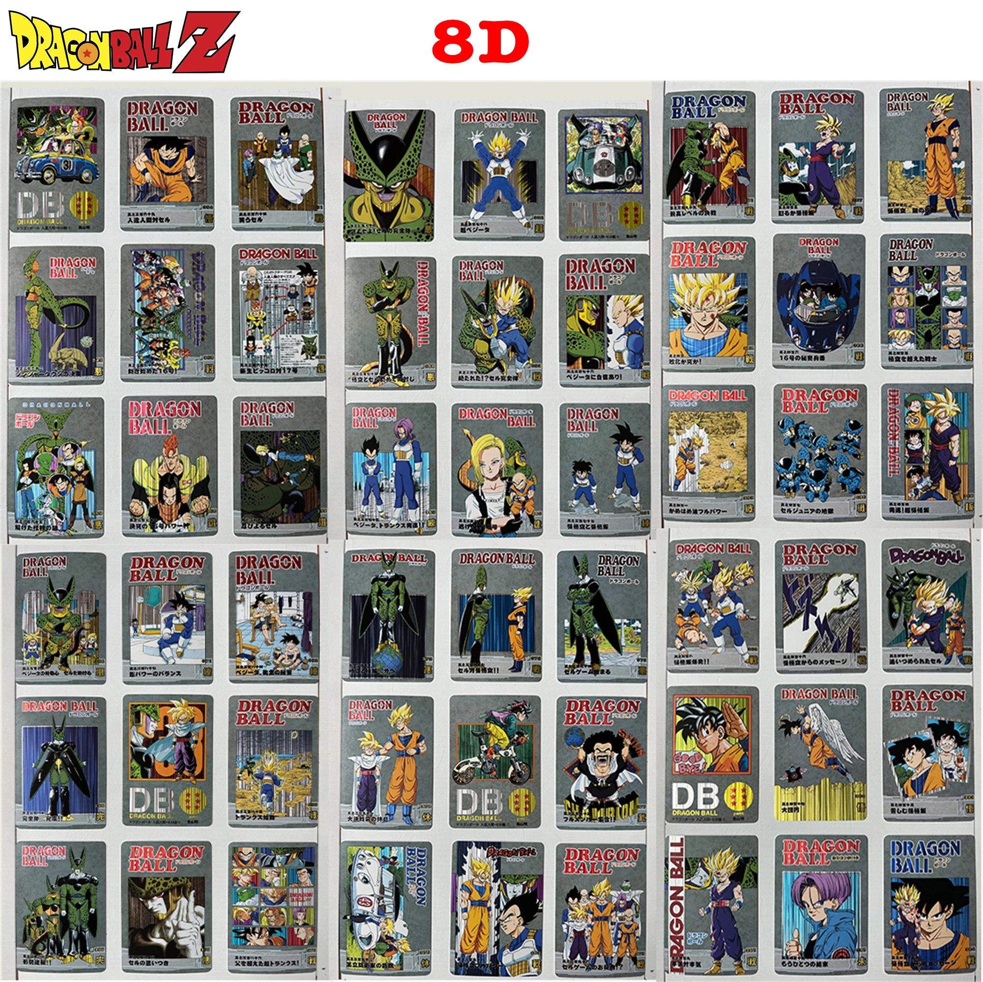 Anime Dragon Ball DIY ACG Tabletop Battle Game Laser Cards Android 18 Piccolo Toys for boys Collectible Cards Birthday Present