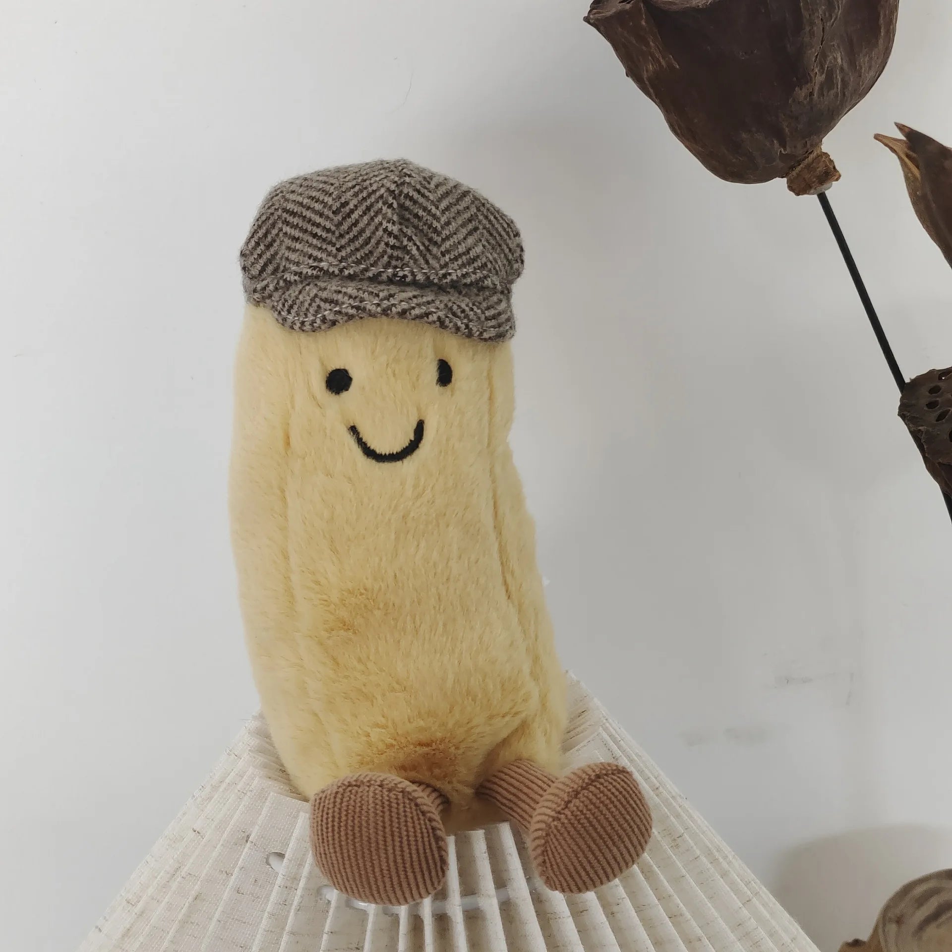 2025 New In-Stock Jelly Cat Food Series Hats French Fries Dolls Home Decorations Holiday Gifts For Girls And Ladies