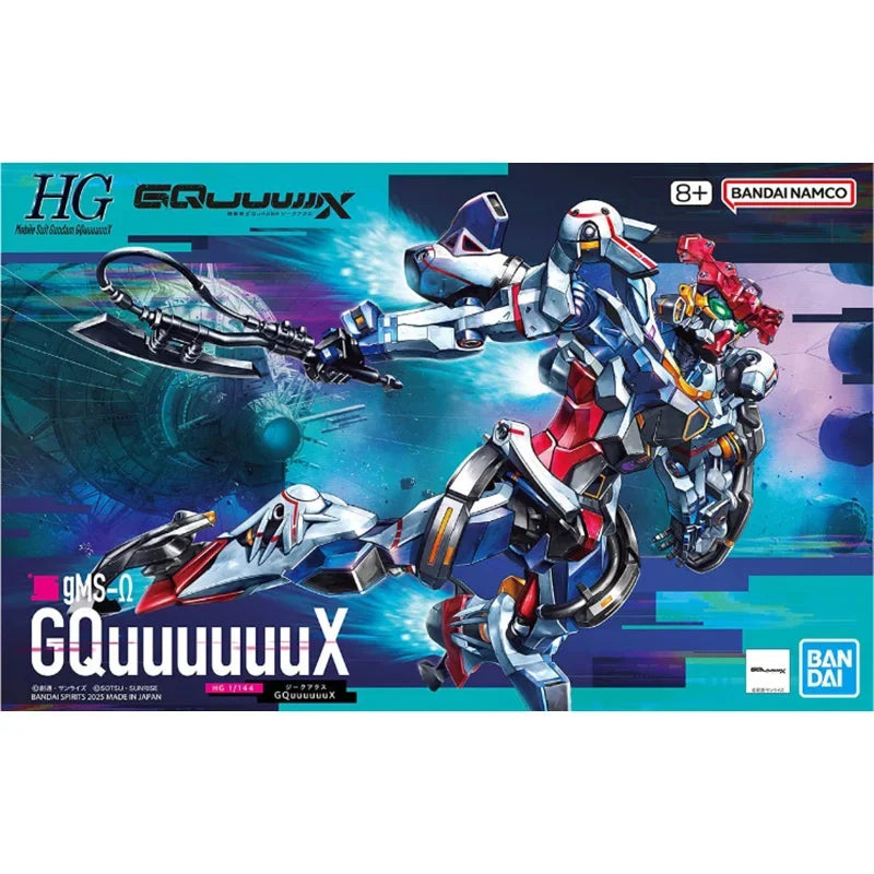 Bandai HG 1/144 HGUC Gundam GQuuuuuuX SUGAI'S GELGOOG GQ Model Kit Anime Fighter Assembly Model Anime Action Figure Toy Gift