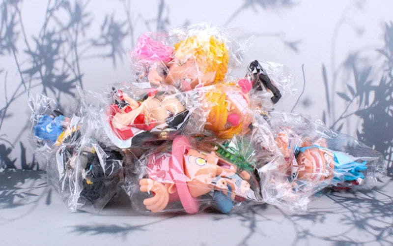 8-10cm Anime Figure One Piece Monkey D Luffy Roronoa Zoro Kawaii Toys Q-Version Figural Nendoroid Car Decoration PVC Model Gift