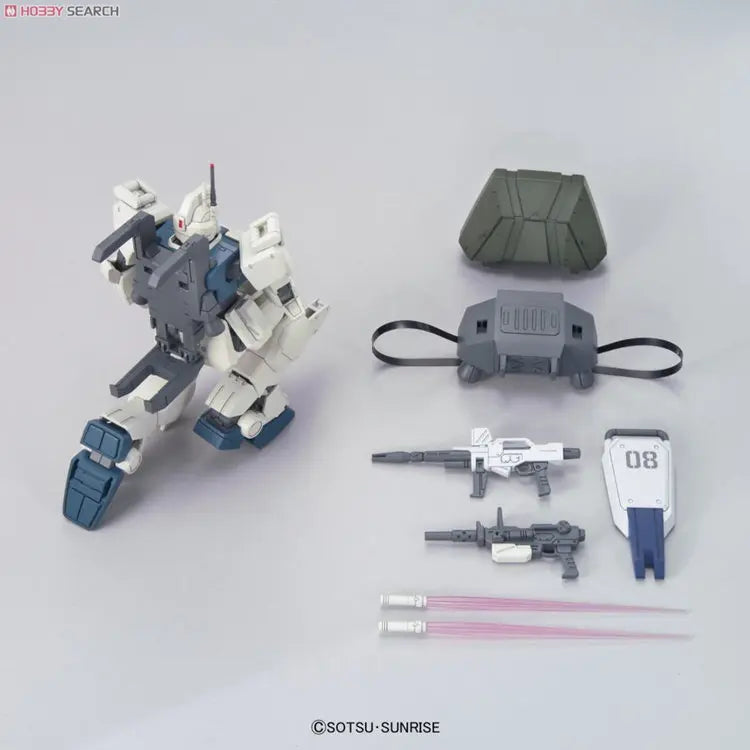 Bandai Original GUNDAM Anime Model HGUC Series 1/144 RX-79[G] Ez-8 GUNDAM Ez8 Action Figure Assembly Model Toys Gifts for Kids