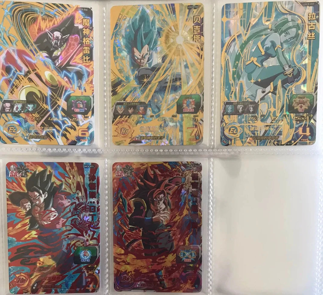 Bandai Dragon Ball UMC BT series set of cards Son Goku Vegeta IV Android 18 Majin Buu Trunks Frieza boy collection Birthday gift