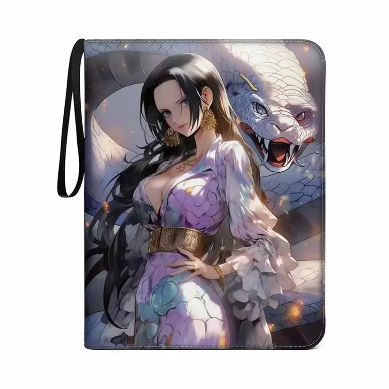 540Pcs 9 Pocket Anime One Piece Luffy Zoro Cards Book zipper PU leather Cards Binder Display Game Collection Card Kids Toy Gift