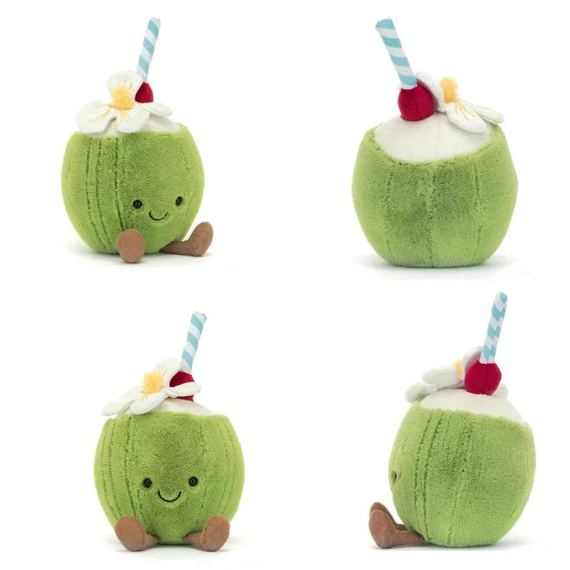 15cm Coconut Jelly and Cat  Plush Doll Birthday Gift Toy Cute Soothing Companion Plush Doll Soothing Toy Festival Gift