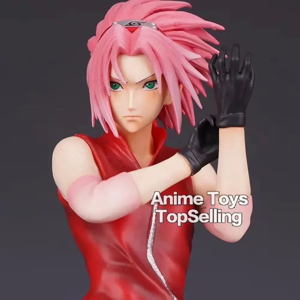 27.5cm NARUTO Figurine Haruno Sakura Figure PVC Hinata Statue Model Collectible Toys Gifts