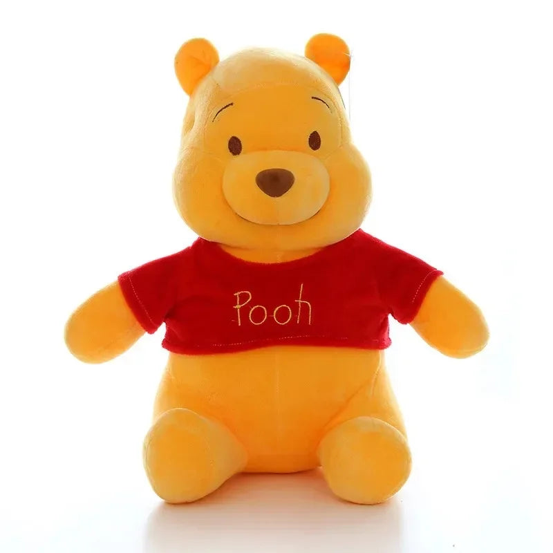 23cm Disney Stuffed Winnie The Pooh Stuffed Plush Toy Cartoon Anime Doll Claw Machine Doll Gift for Girlfriend's Birthday