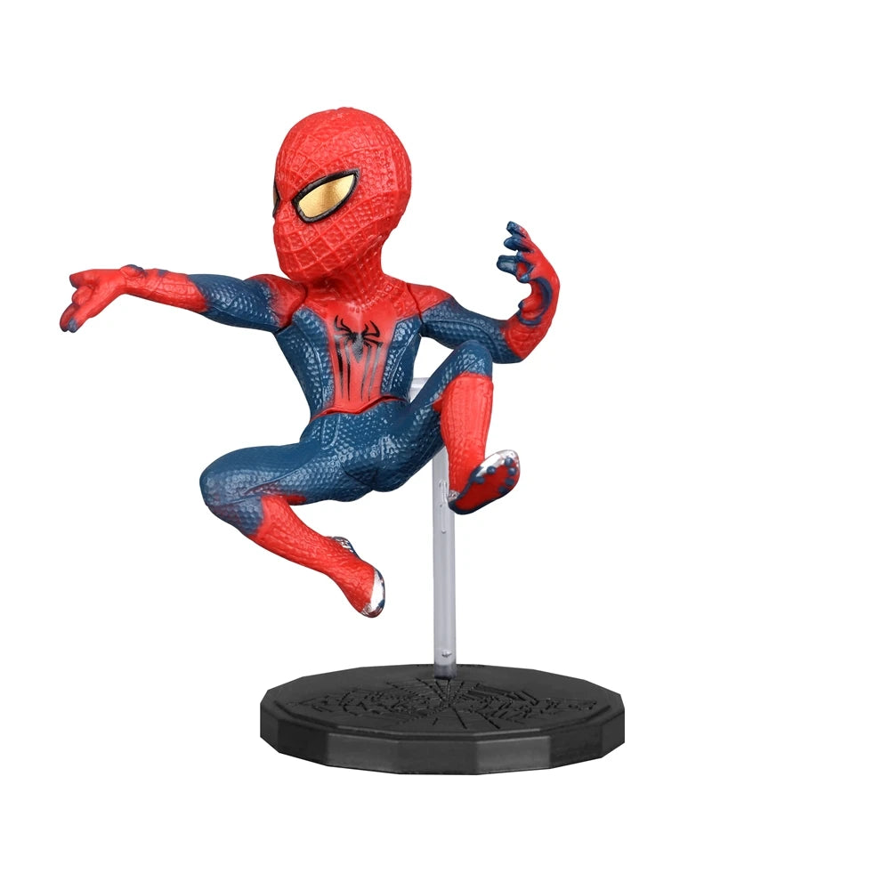 Disney Movie Superhero Spider 4pcs/Set 6-8cm Action Figure Anime Decoration Collection Figurine Mini Doll Toys Model Children