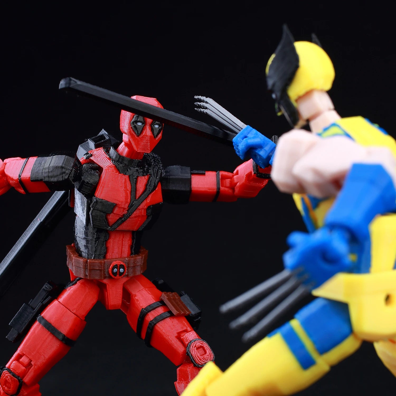 VIP-Dropshipping 9L3D Printed Anime Characters Lucky Dummy 13 Action Figures Multi-Jointed Movable Shapeshift Mannequin Toys