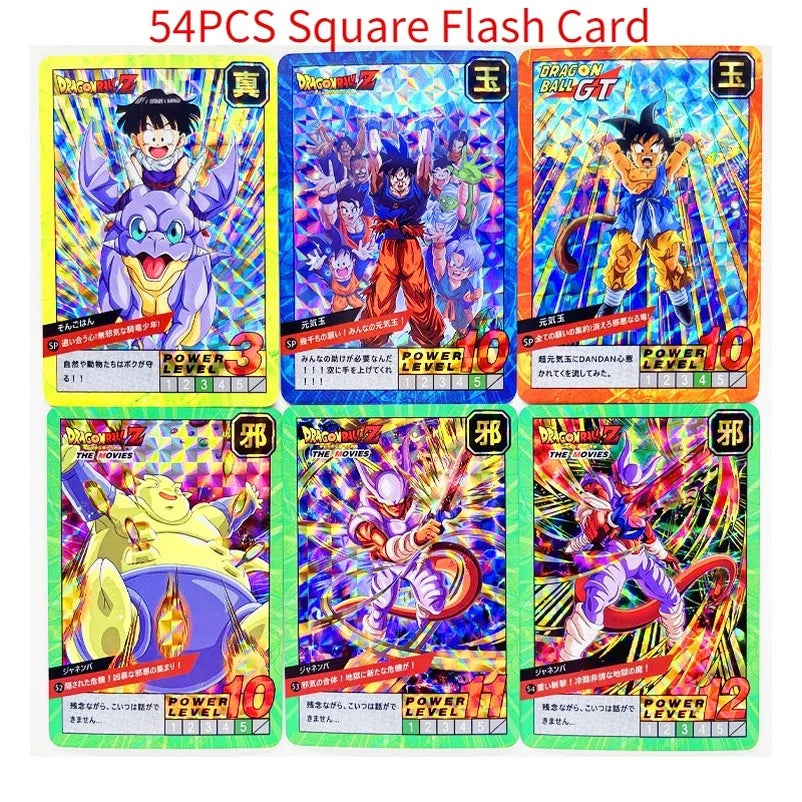 Anime DRAGON BALL Z GT Burst No.2 Super Saiyan Heroes Battle Card Ultra Instinct Goku Vegeta Game Collection Cards 54pcs/set