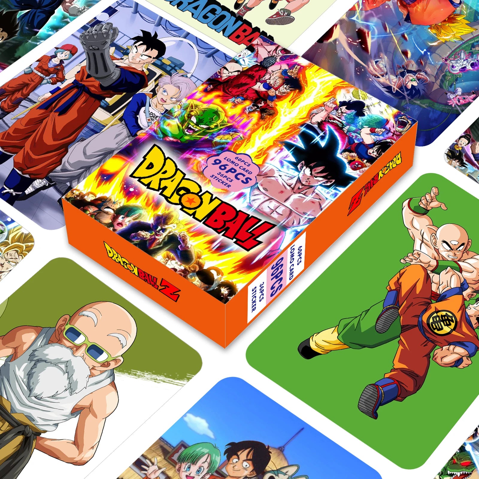 Naruto Japanese Anime Lomo Card One Piece 1pack/96pcs Card Games With Stickers Message Photo Gift For Anime Fan Game Collection