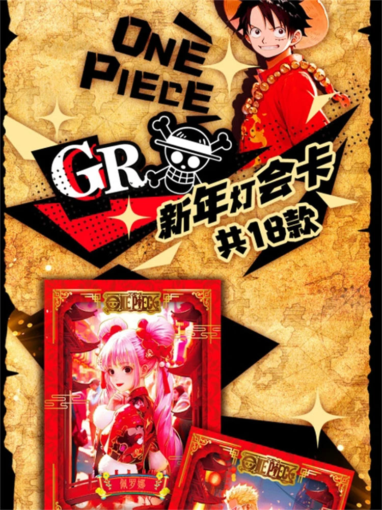 New One Piece Card Straw Hat Pirate Luffy Zoro Nami Classic Anime Character Collection Card Toys Gifts