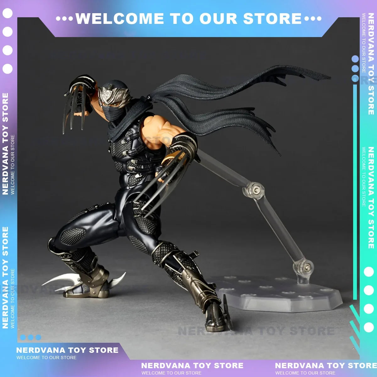 Ninja Gaiden Action Figure RYU HAYABUSA KO Model Kaiyodo Action Figure Amazing Yamaguchi Figure Classic Custom Replica Toy Gift