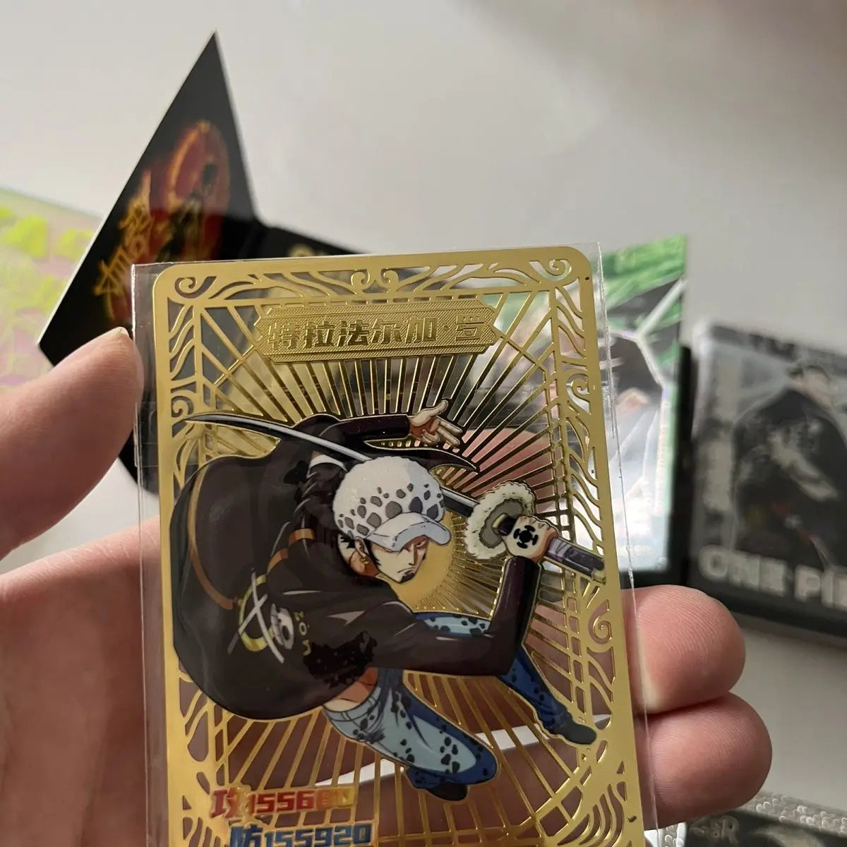 One Piece Collections Rare Cards Box Booster Pack Anime Luffy Zoro Chopper Tcg Game Random Collectibles Card Child Birthday Gift