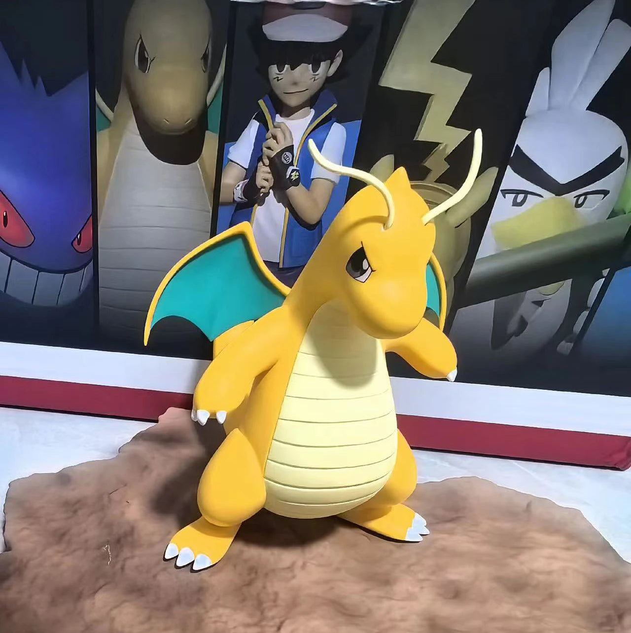 12cm PokeMon GK Figures  Dragonite Anime Action Figure Pvc Statue Model Doll Kid Toy