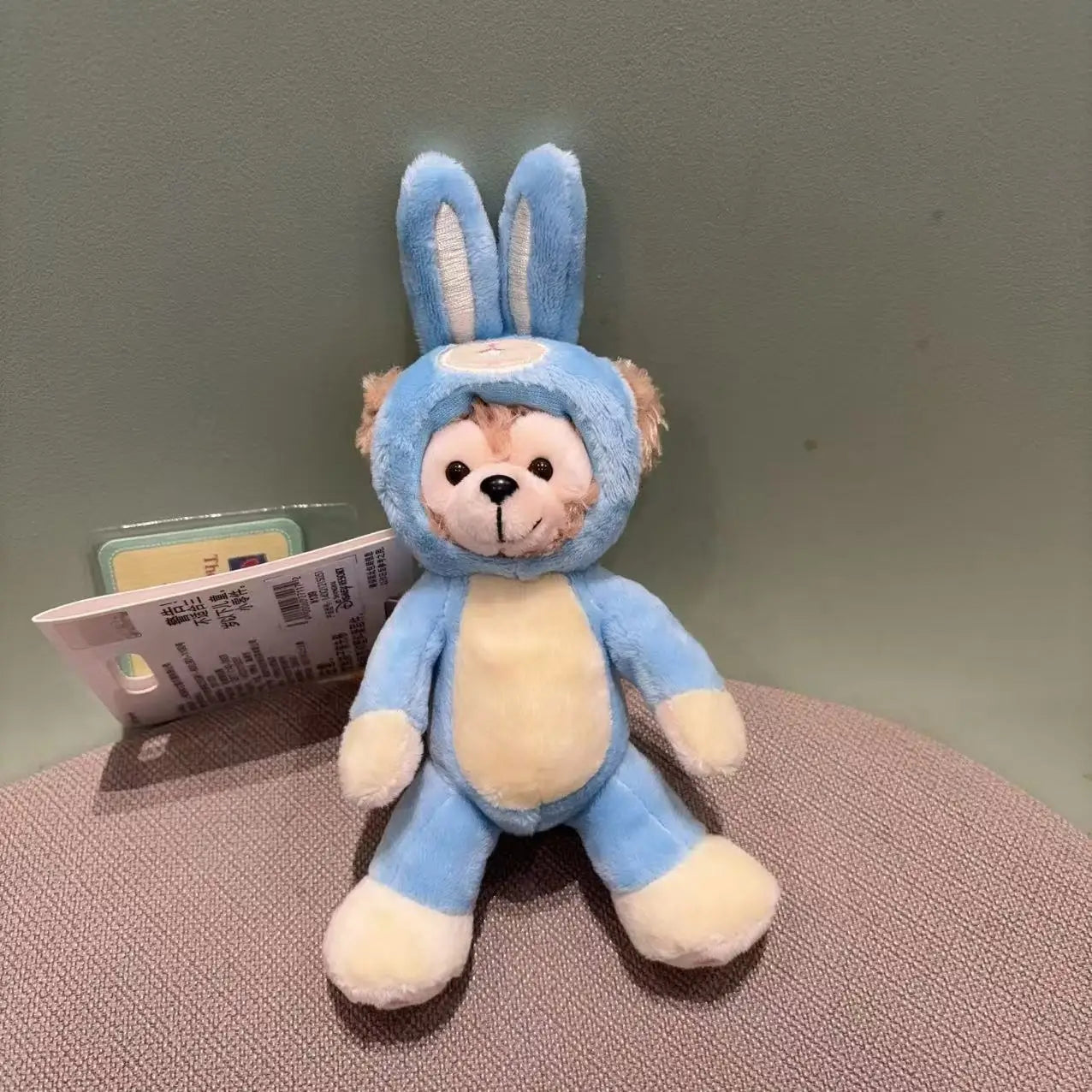 Disney Stellalou Duff Anime Figure Plush Keychain and Bag Pandent Stuffed Animals Rabbit and Bear Peluche Bag Decorations