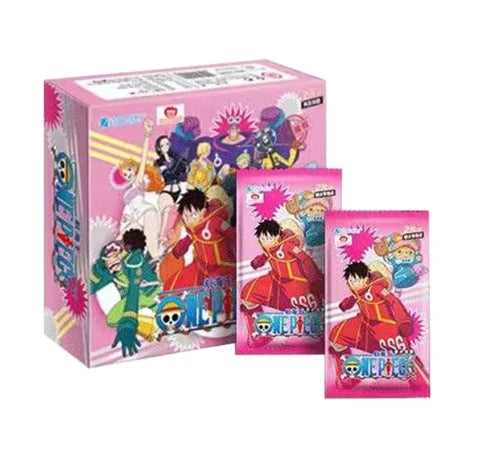 New One Piece Card Straw Hat Pirate Luffy Zoro Nami Classic Anime Character Collection Card Toys Gifts