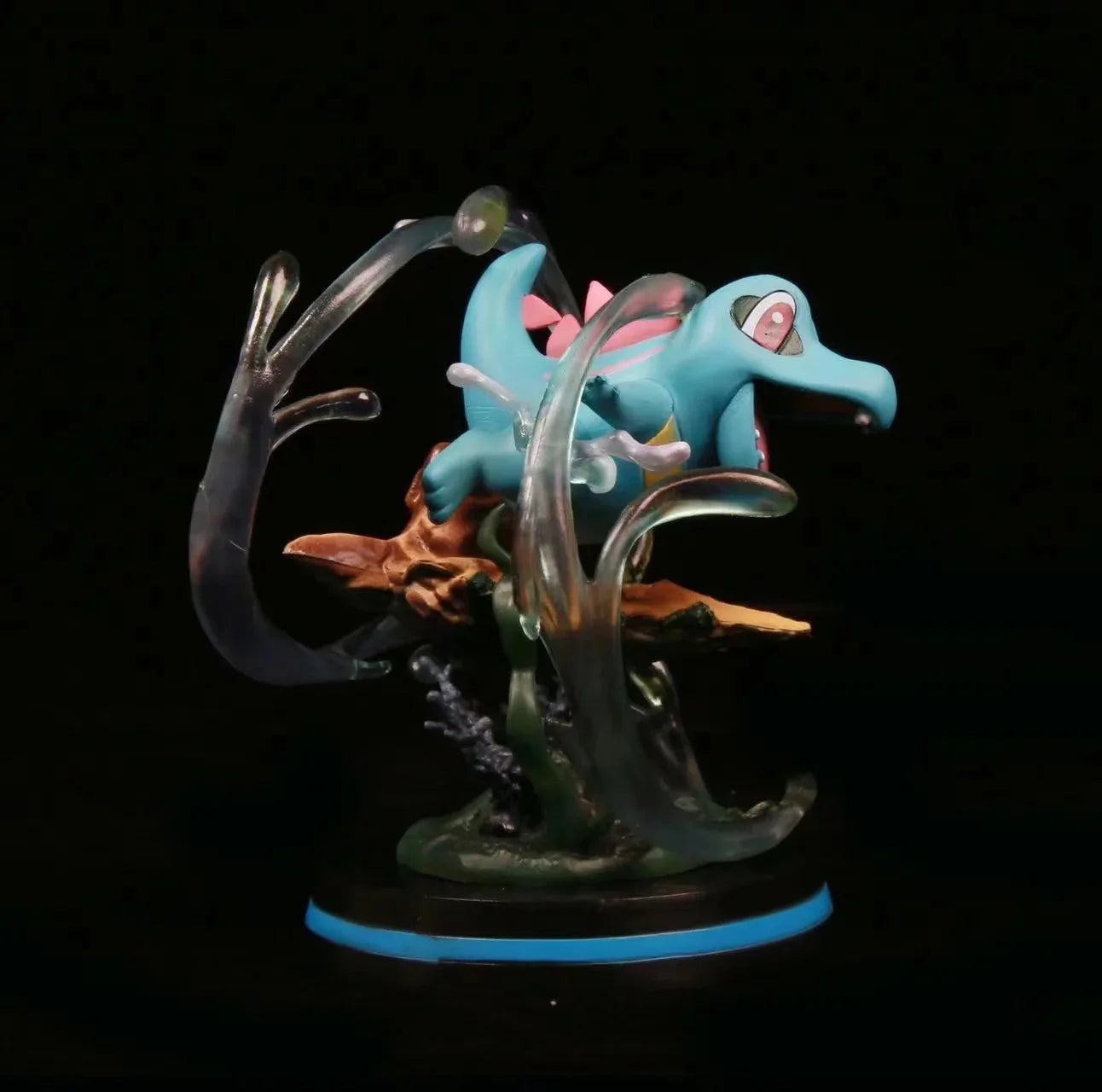 12cm Kawaii Anime Pokemon Totodile Battle Ver. GK PVC Action Figure Game Statue Collectible Model