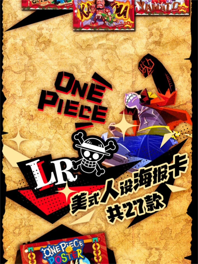 New One Piece Card Straw Hat Pirate Luffy Zoro Nami Classic Anime Character Collection Card Toys Gifts