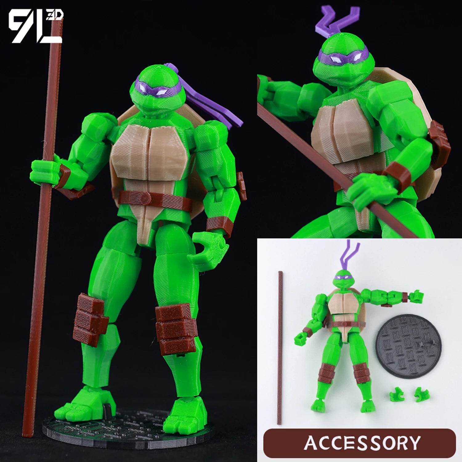 VIP-Dropshipping 9L3D Printed Anime Characters Lucky Dummy 13 Action Figures Multi-Jointed Movable Shapeshift Mannequin Toys