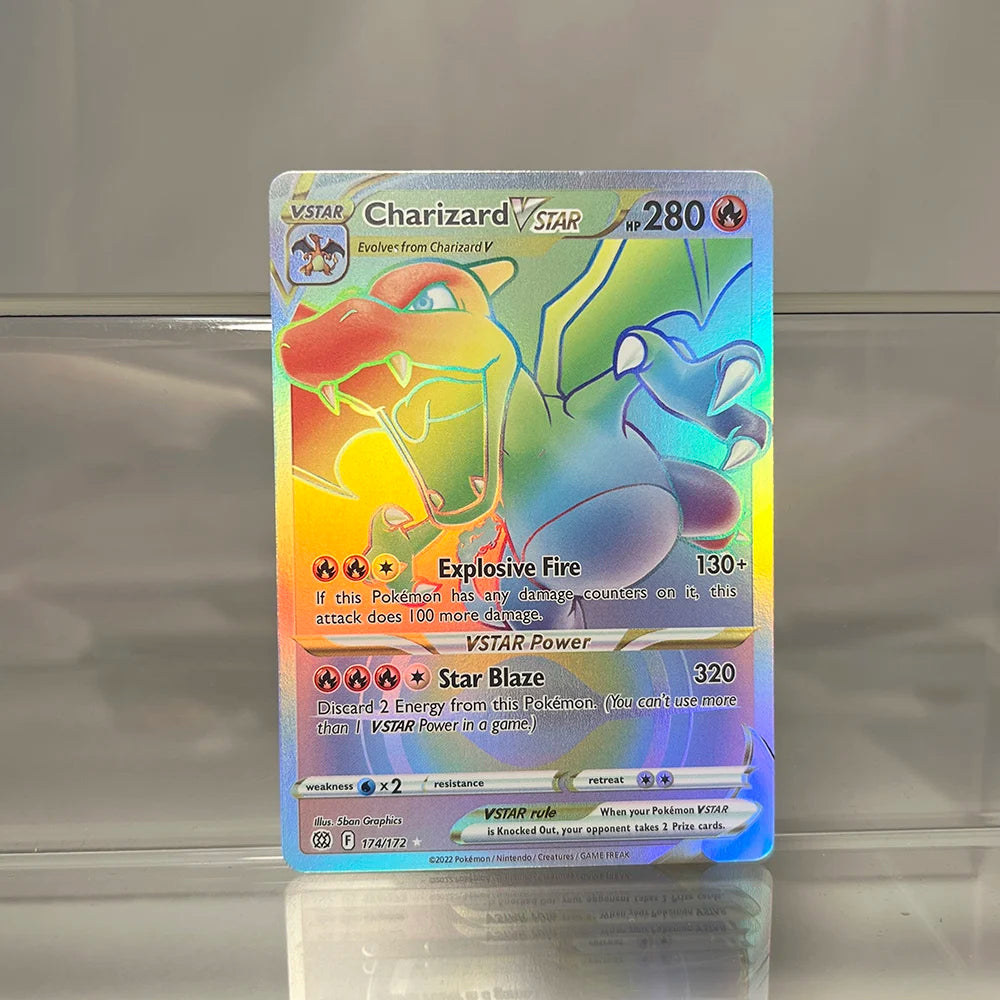 Pokémon Holographic Single Cards Lilligant Leafeon Dragonite Machamp Foil Game Collection Cards PTCG Proxy Cards Kids Toys