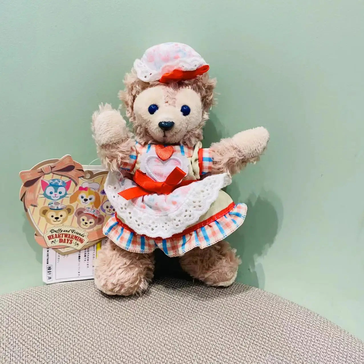 Disney Stellalou Duff Anime Figure Plush Keychain and Bag Pandent Stuffed Animals Rabbit and Bear Peluche Bag Decorations