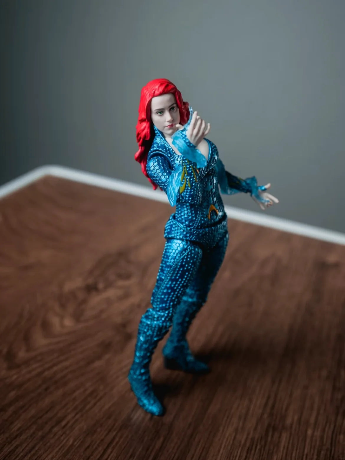 Original Fondjoy 1/9 Aquaman Mera Figure Justice League Figures Aquaman And The Lost Kingdom Figure Pvc Model Joint Movable Toy