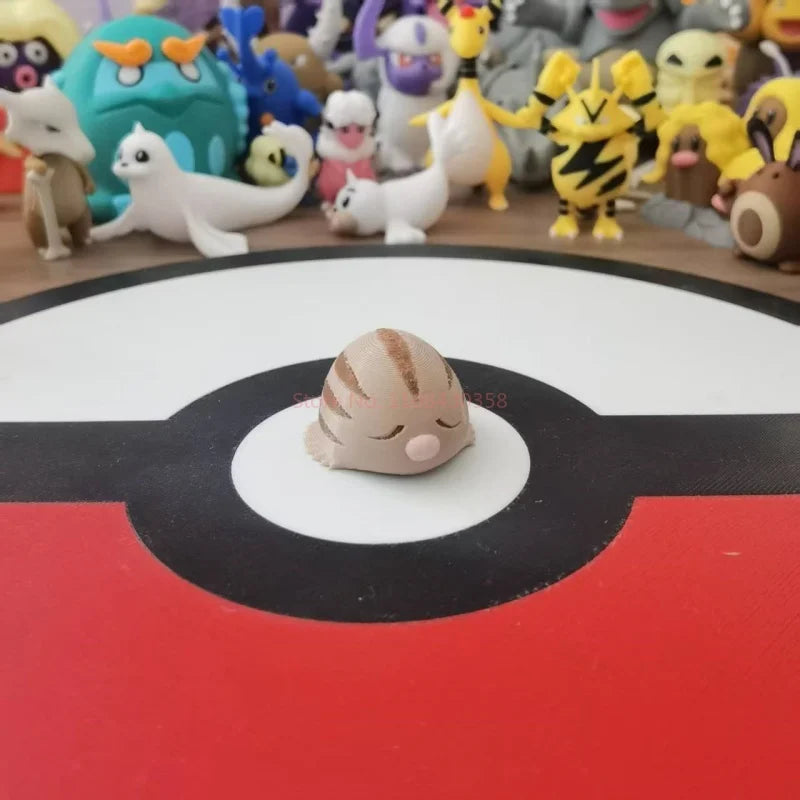 Anime Mamoswine Piloswine Swinub Action Figure Proportion World 1:20 Diy 3D Printing Cartoon Character Desktop Statue Gift Toy