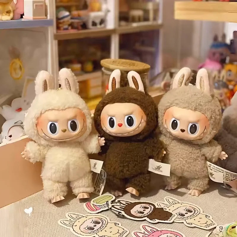 Labubu The Monster Vinyl Face Doll Heart Moving Macaron Doll Blind Box Blind Bag Figure Guessing Bag China High Quality Replica