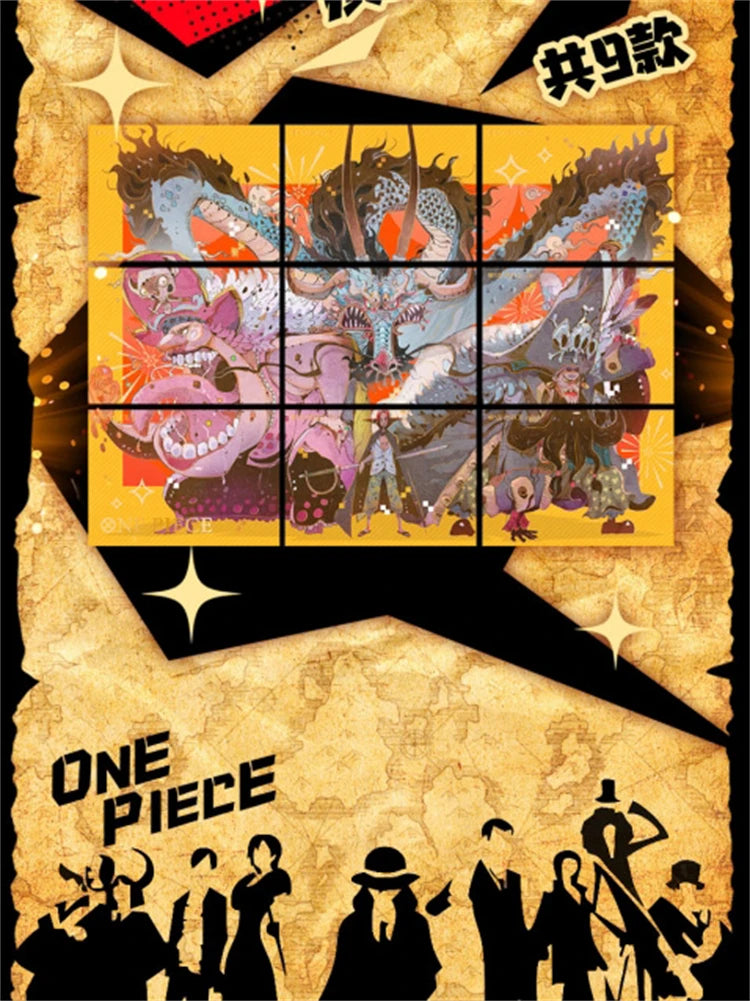 New One Piece Card Straw Hat Pirate Luffy Zoro Nami Classic Anime Character Collection Card Toys Gifts