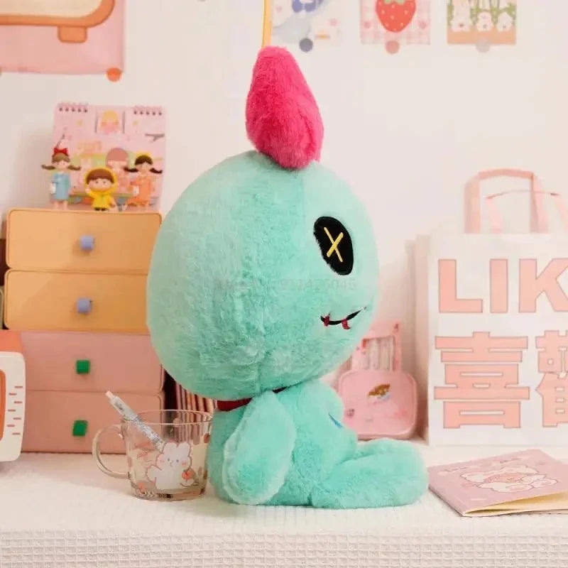 35/60cm Disney Stitch Little Monster Friends Plush Toys Green Scrump Cartoon Stuffed Plush Soft Plush Doll Toys Children's Gifts