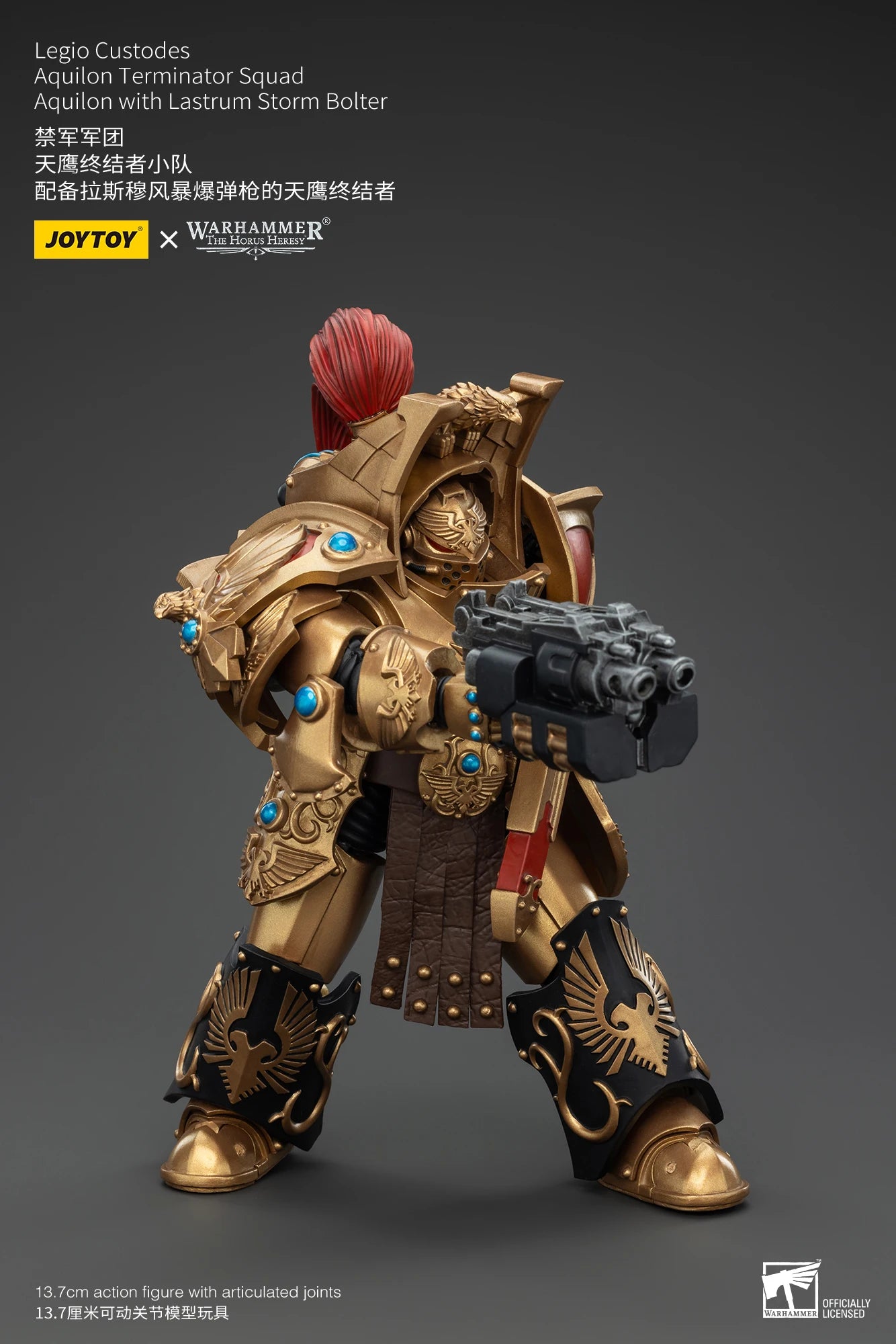 JOYTOY Warhammer 30k 1/18 Action Figures Legio Custodes Aquilon Terminator Squad Toy Collection Figure
