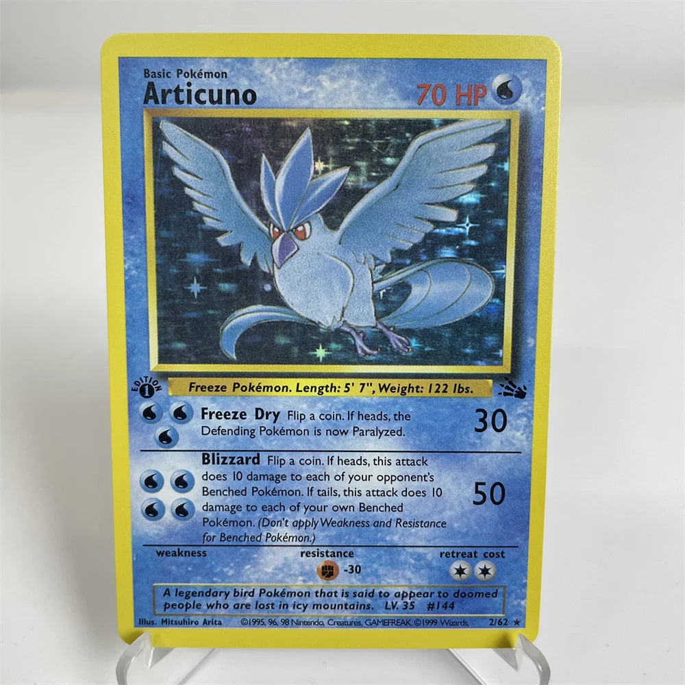 Holographic PKM Collection Cards PTCG Proxy Card Blue Core Paper Card Kids PKM Vaporeon/SnorlaxDragonite/Blastoise