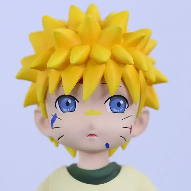 Anime Naruto Figure Kid Uzumaki Naruto Action Figure Childhood Statue 16cm PVC Collection Figurine Model Toys for Birthday Gift