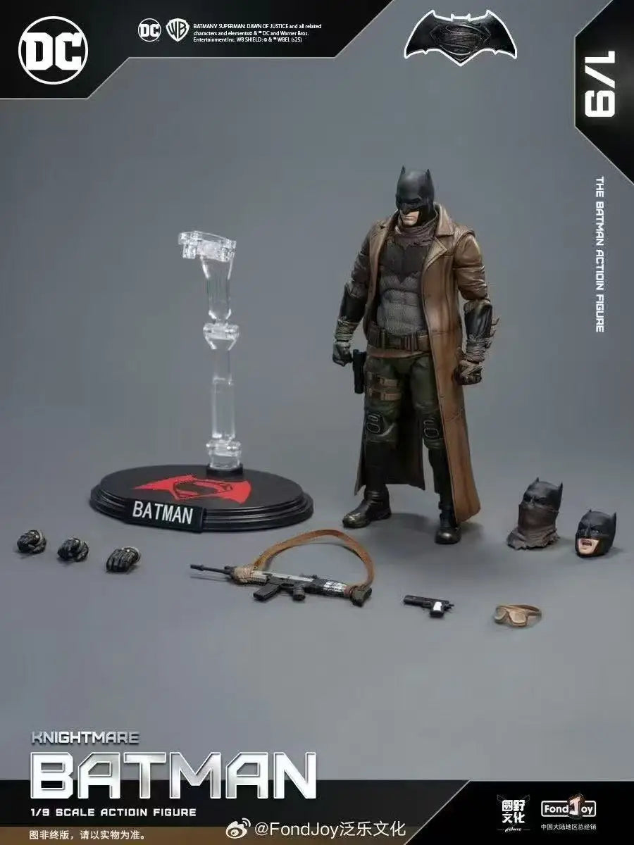 Original Fondjoy Bruce Wayne Batman Figure Batman Figures Detective Comics The Dark Knight 1/9 PVC Joint Movable Kid Toy Gift