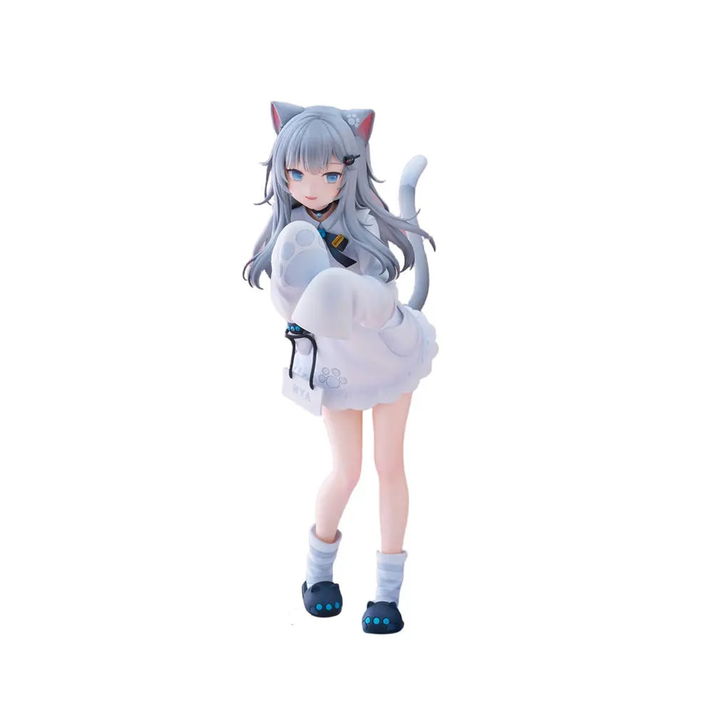 22CM Anime Nachoneko Figure Stand Animation Model Toys Gifts Collection Desktop Decoration PVC kawayi Girl Action Figures Pvc