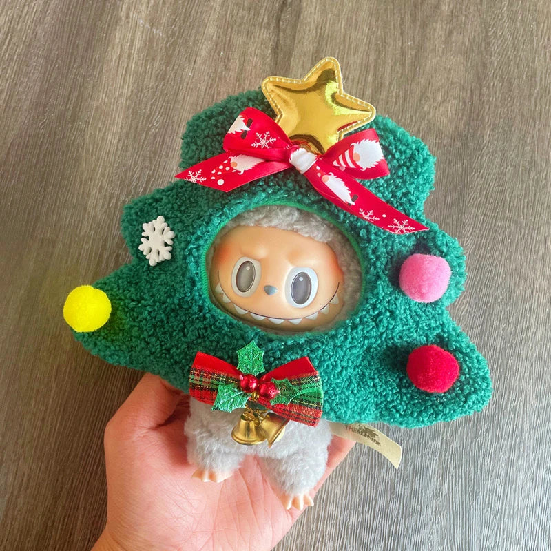 17cm doll clothes labubu hat cotton doll accessories Gourmet headgear headwear Korea Ido doll clothes cute diy Gift Headset