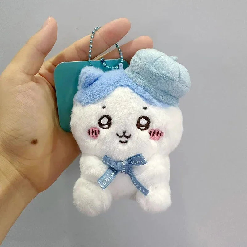 Chiikawa Beret Series Creative Pendant Cartoon Fashion Fluffy Anime Mini Accessories Girls and Child Decoration Gift