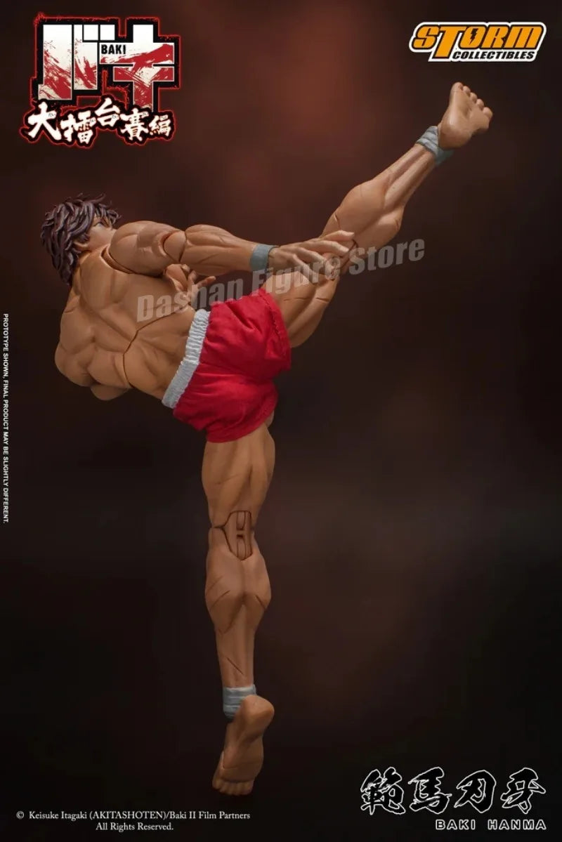 17cm Ko St Storm Toys Baki Hanma Action Figure Fighting Anime BAKl Kibk Son Of Ogre Figurine Collectible Model Dolls Toy Gifts
