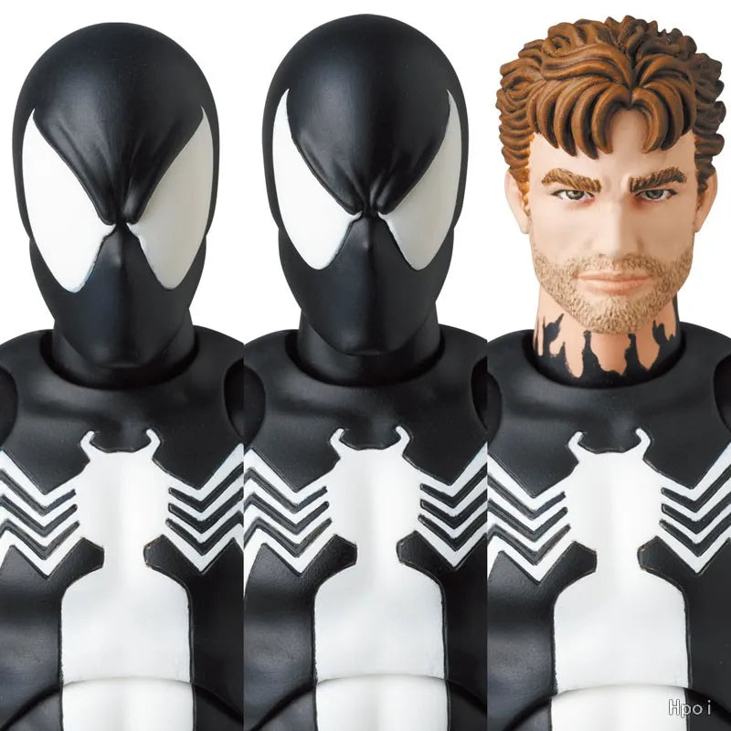 CT Mafex 147 Venom Action Figure Model Toy 1/12 High-quality Venom Spiderman Symbiotic Body Figures Collectible Ornaments Gifts