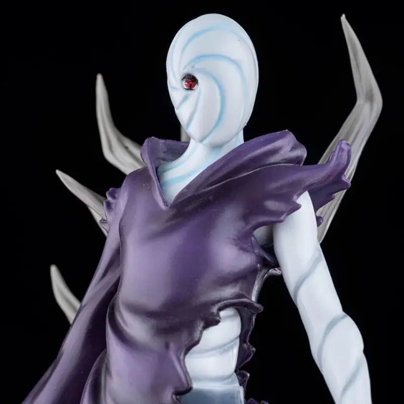 26Cm Naruto Anime Figure Uchiha Obito White Zetsu Form Standing Posture Pvc Action Figures Model Desktop Ornament Collectibles