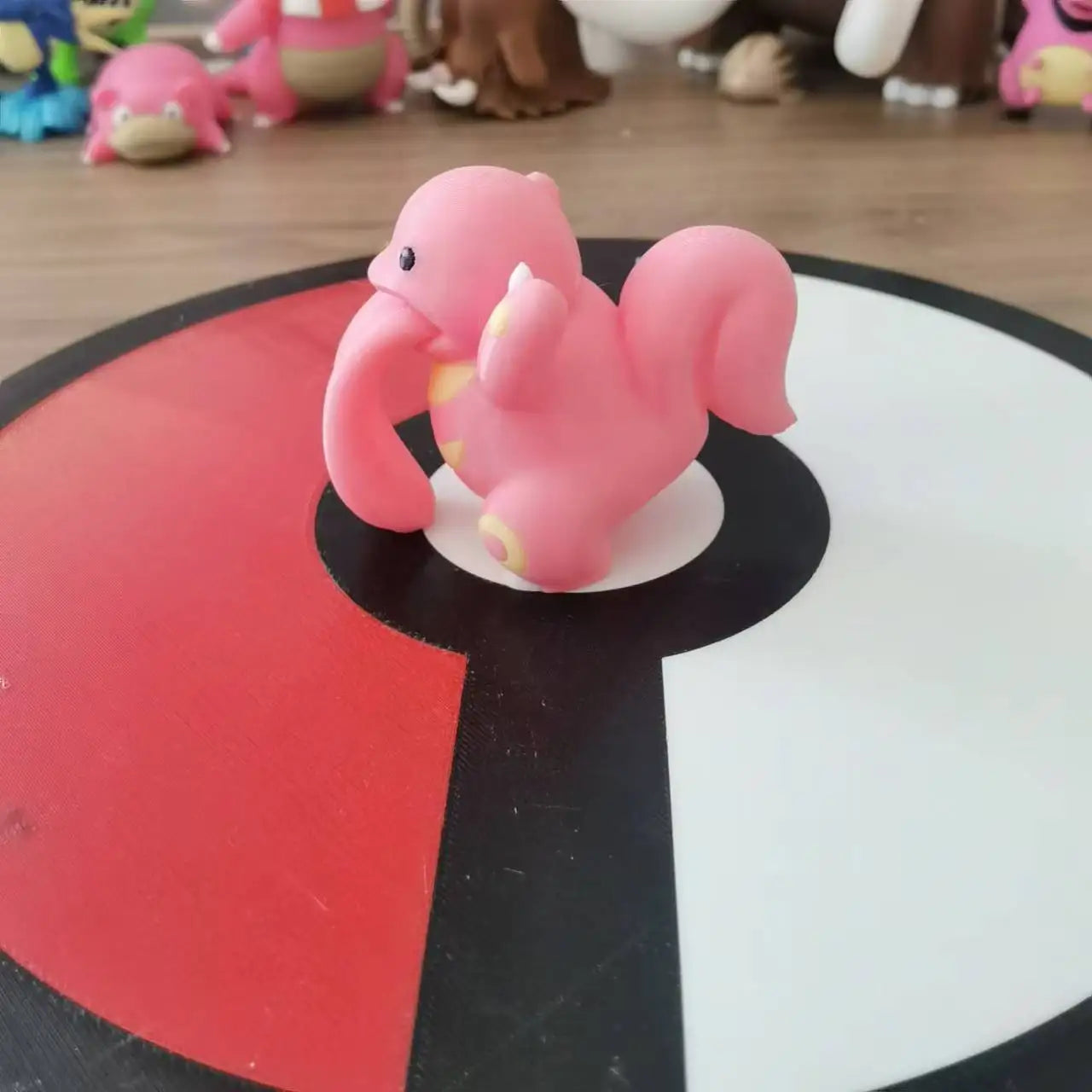 Pokemon Anime Figures Lickitung Proportion World 1:20 Diy 3d Printing Cute Cartoon Character Desktop Model Kids Birthday Gifts