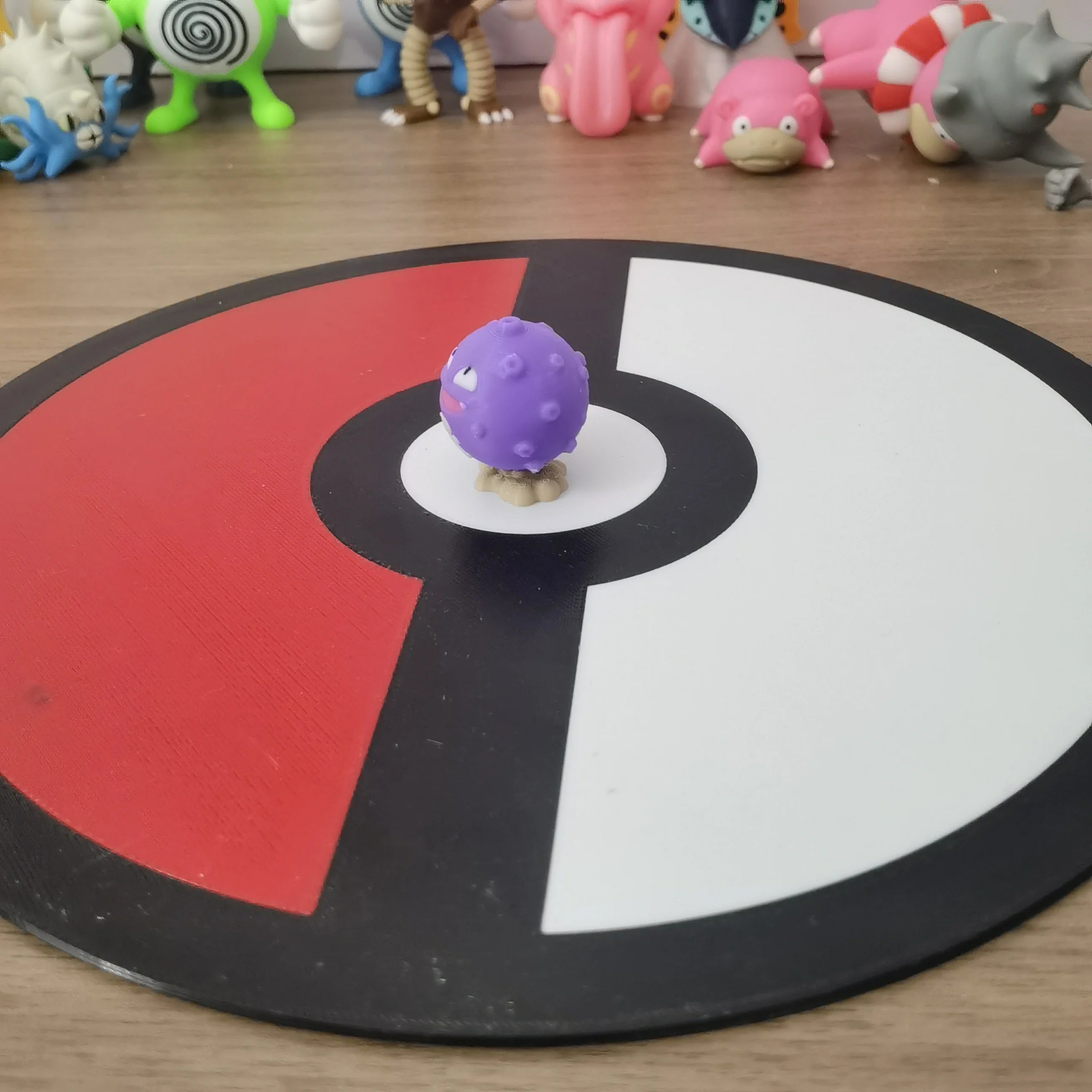 Pokemon Weezing Koffing Anime Figures Proportion World 1:20 Diy 3d Printing Cartoon Character Desktop Collectio Model Toy Gift