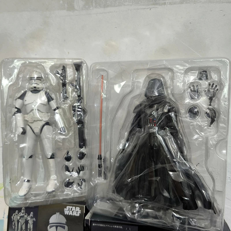 Star Wars Figure Darth Vader Dark Trooper Stormtrooper Action Figures Collection Model Toys Birthday Gift