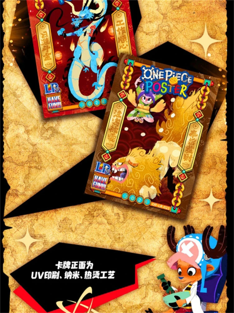 New One Piece Card Straw Hat Pirate Luffy Zoro Nami Classic Anime Character Collection Card Toys Gifts