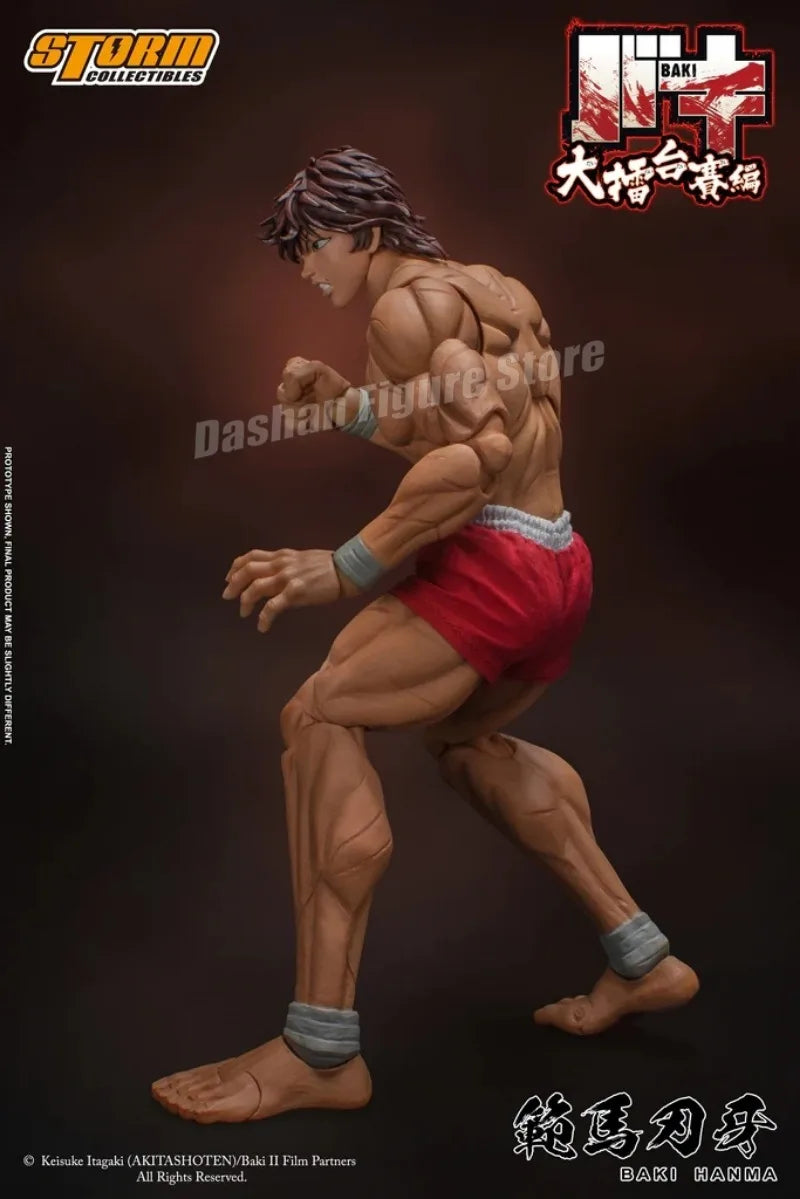 17cm Ko St Storm Toys Baki Hanma Action Figure Fighting Anime BAKl Kibk Son Of Ogre Figurine Collectible Model Dolls Toy Gifts