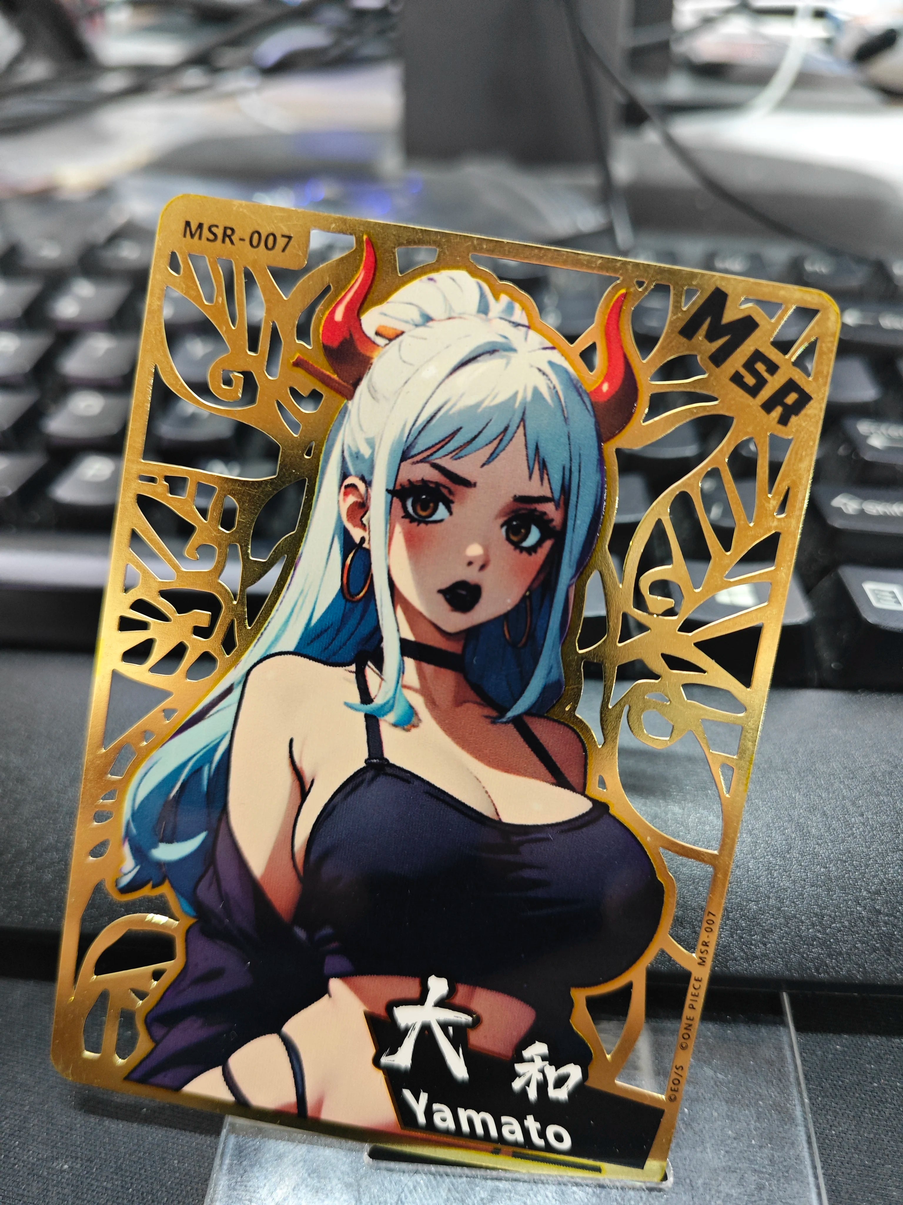 One Piece Cards MSR Metal Cards Nami Vivi Perona Uta Yamato Hancock Boy Anime Collectible Cards Christmas Birthday Present