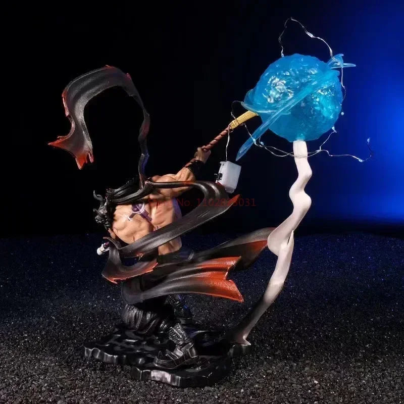 29cm Anime One Piece White Beard Edward Newgate Four Emperors Tiens Luminous Action Figure Collectible Model Toy Birthday Gifts