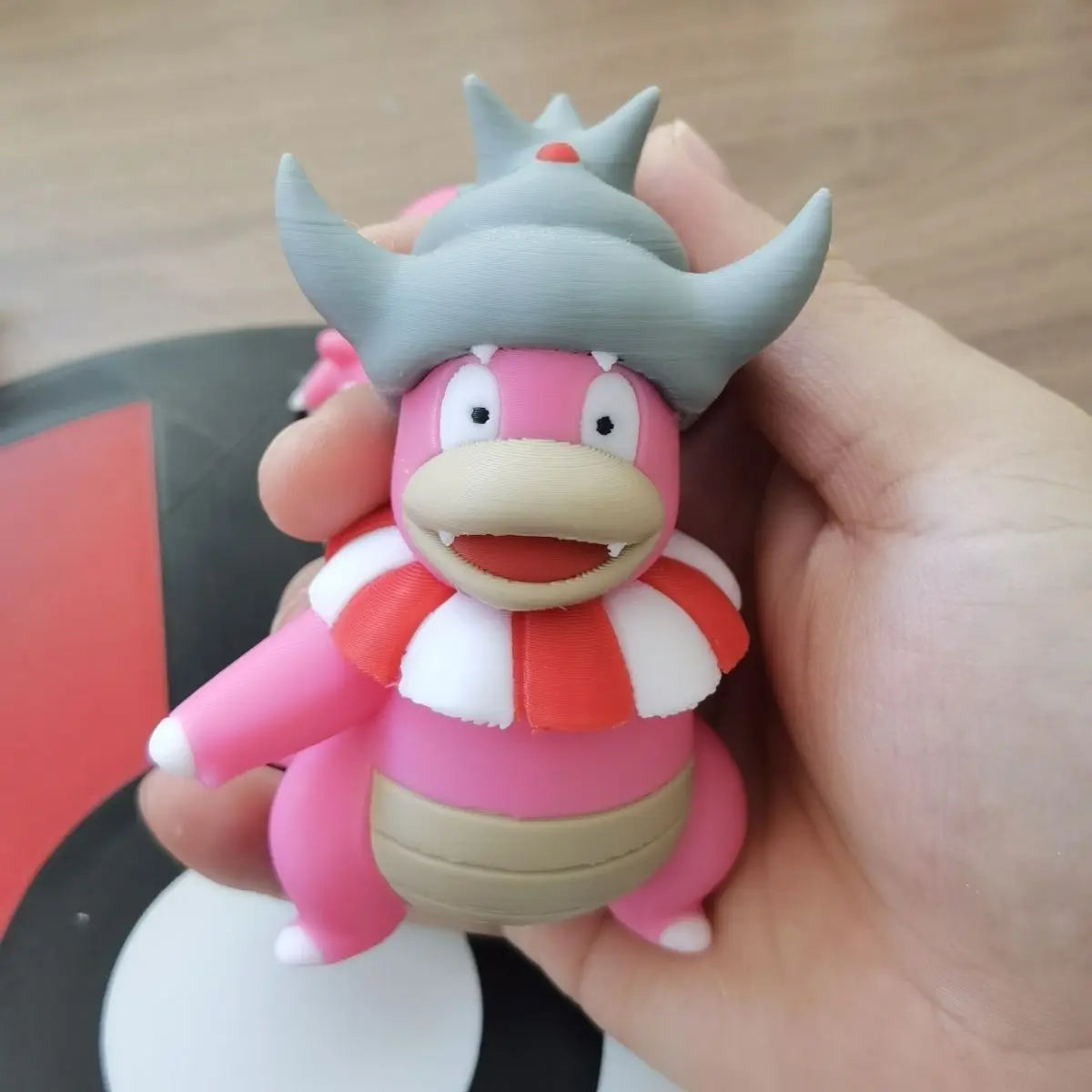 Pokemon Anime Figures Slowbro Slowking Slowpoke Proportion World 1:20 Diy 3d Printing Cute Cartoon Character Desktop Model Gifts